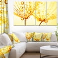 thumbnail image 1 of Graines de Pissenlit avec Gouttes d'Eau - Impression sur Toile Florale, 1 of 3