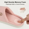 thumbnail image 2 of LongBay Women's Slippers Soft Comfy Memory Foam Slip-On Indoor House Shoes with Non-Slip Sole, 2 of 6