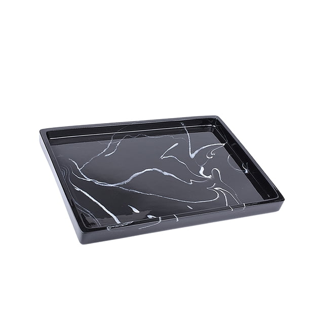 Accesorios De Bandeja Decorativa Para Encimera De Tocador De Bañera Sunnimix Bandeja de almacenamiento de baño