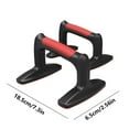 thumbnail image 2 of ZZkhGO H Shaped Push Up Stand, Non Slip Chest Muscle Trainer, Heavy Duty Fitness Equipment for Home Workout Strength Training, 2 of 5