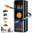 thumbnail image 1 of Compresor de Aire Portátil Teffim Inflador de Llantas con Luz LED, 1 of 6