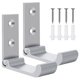 thumbnail image 1 of Gancho de pared plegable plateado, 2 piezas, ganchos plegables para colgar abrigos, bolsos, mochilas, sombreros y auriculares resistentes, plegables, 1 of 5