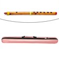 thumbnail image 6 of colcolo Bamboo Flute Storage Bag Portable Organizer Dustproof Lightweight Flute Case pink, 6 of 8
