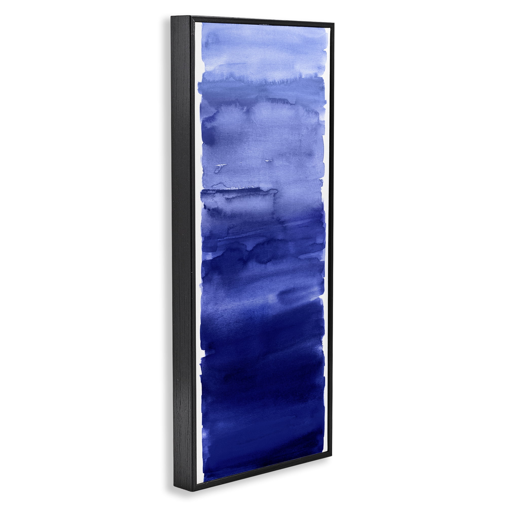 Stupell Industries Indigo Blend Gradient Black Framed Giclee Art, design by Allie Corbin