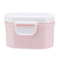 thumbnail image 1 of Caja de Almacenamiento de Viaje Sunnimix Recipiente Portátil para Alimentos 2400ml 1200ml Rosa, 1 of 8