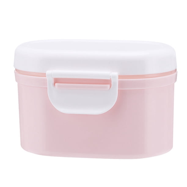 Recipiente portátil de fórmu infantil Zulema con taza medidora Rosa