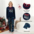 thumbnail image 4 of PatPat Womens Pajama Sets Christmas Family Matching Pjs Holiday Long Sleeve Tops and Christmas Lights Pants with Socks, 2-Piece, Size M, 4 of 11