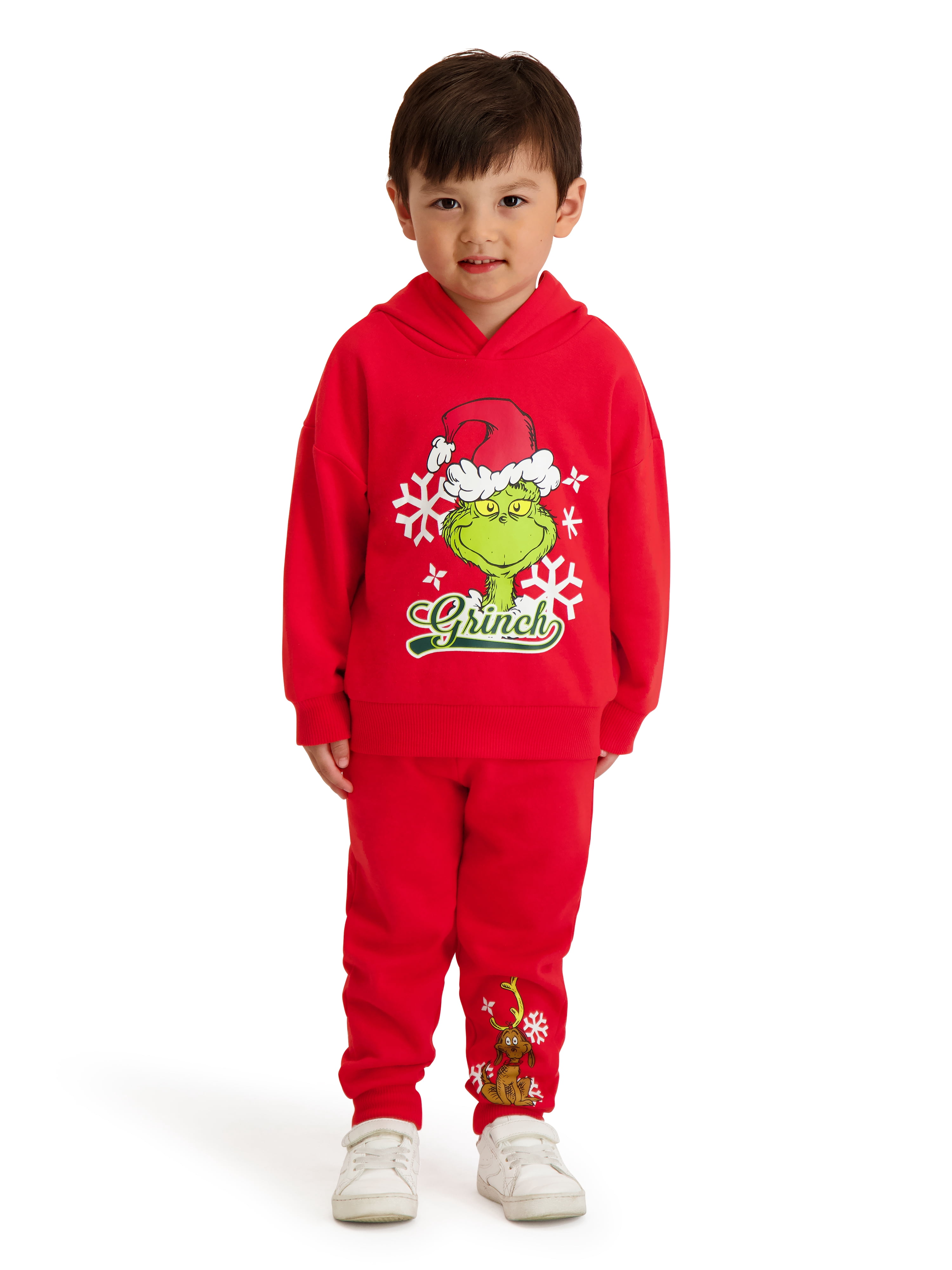 Dr. Seuss The Grinch Toddler Sweatshirt and Jogger Set, Sizes 2T-5T