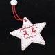 thumbnail image 5 of CHAO 12 Piezas Árbol de Navidad (4 Estilos) Decoraciones Colgantes de Árbol de Navidad de Madera con Cordel Adornos Creativos para Fiesta de Bricolaje de Feliz Navidad, 5 of 5
