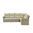 thumbnail image 2 of Canaan Outdoor Wicker Corner Sectional Loveseat and Sofa with 57"L Coffee Table, 2 of 10