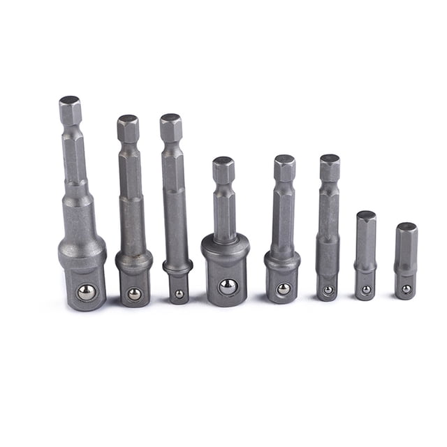 GOOHOCHY 8Pcs Impact Socket Adapter Set Chromium-Vanadium Steel For Professionals And DIY Projects
