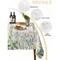 thumbnail image 2 of Vintage Flower Table Cloth, Botanical Wildflower Plant Country Daisy Waterproof Tablecloth for Rectangle Tables, Reusable Washable Fabric Table Cover for Restaurant Kitchen Dining Tables 60"x120", 2 of 6