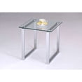 thumbnail image 2 of IN Room Furniture Designs Transitional Glass End Table in Chrome, 2 of 3