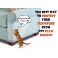 thumbnail image 2 of Protector de muebles antiarañazos para gatos - 18" L 12" W, 6 hojas - Protectores autoadhesivos para garras de gato para sofá - Deje de rascarse el gato,11 Afortunado Sencillez, 2 of 5