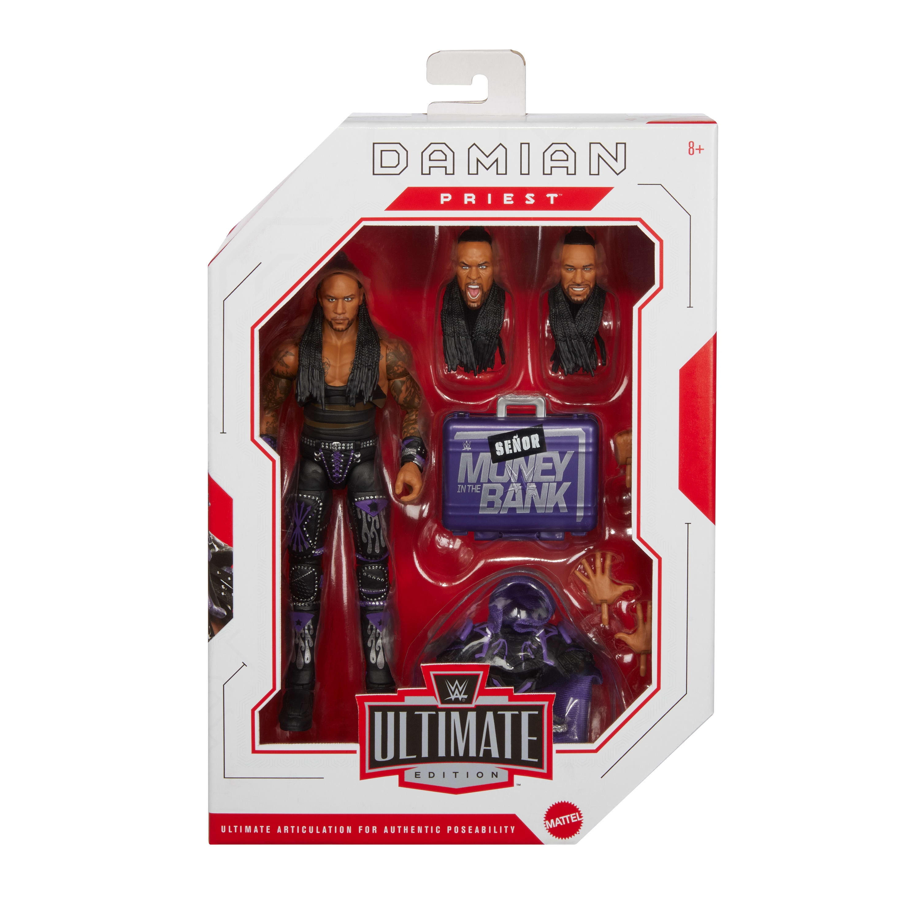 WWE Ultimate Edition Damian Priest Action Figure & Accessories Set, 6-inch Collectible