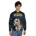 thumbnail image 4 of Happy New Year Scottish Fold Welcome 2025 Balloon Firework Party All Over Print 3D Baseball Jacket Cat Lover Kitten Owner Gifts Bomber Jacket Softball - 01014, 4 of 6