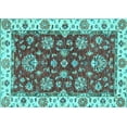 thumbnail image 1 of Ahgly Company Indoor Rectangle Oriental Light Blue Traditional Area Rugs, 2' x 3', 1 of 4
