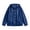 Dark Blue, variant on Cmtiyu Denim Jacket for Women, Long Sleeve Drawstring Button Hooded Denim Jackets, Oversized Casual Outerwear Jean Jacket Coat with Pockets, S-2XL