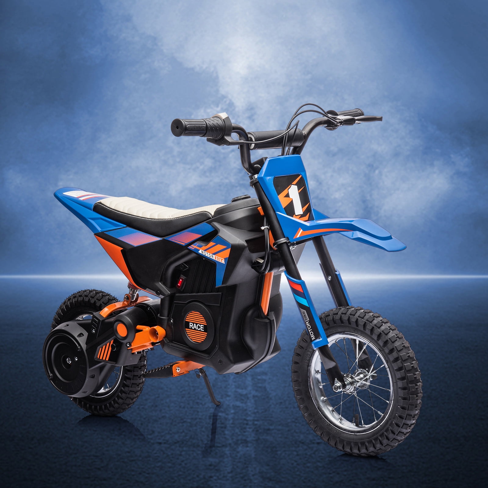 Garvee Kids Electric Dirt Bike 24V 250W 140LB Load Ride On Toys with 12.6 Pneumatic Tires