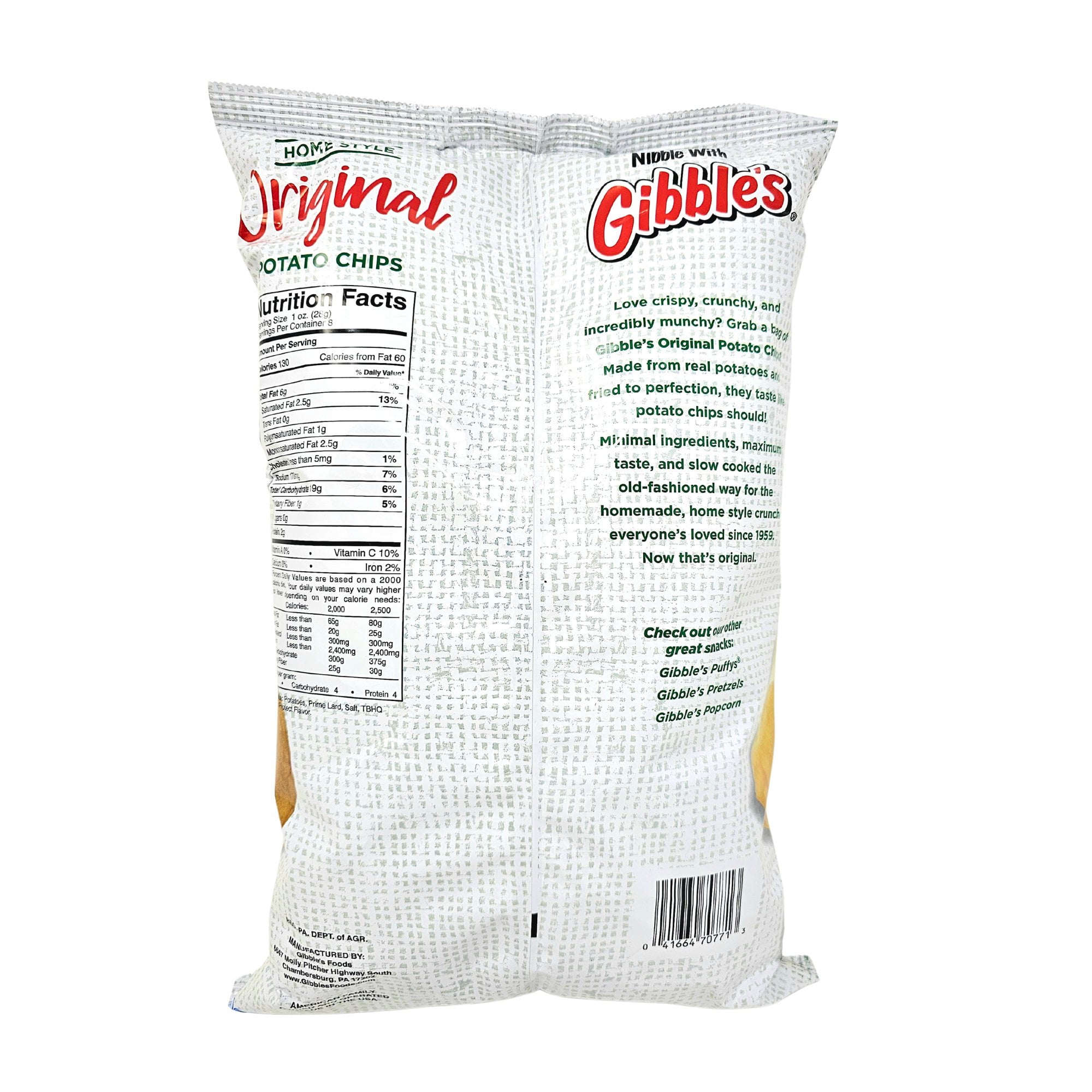 Gibble's Assorted Pack of Chips 8 oz - 4 PACK