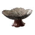 thumbnail image 1 of jifeng Pedestal Fruit Bowl Decorative Serving Tray for Kitchen Counter Home Wedding black, 1 of 8