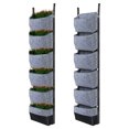 thumbnail image 1 of Bolsas de cultivo Bolsas colgantes para plantar con 6 bolsillos, macetas verticales para jardinería, Tomshoo  Gris, 1 of 7