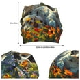 thumbnail image 2 of Salouo Sunflower Field Spotted Dog Print Unisex Beanie Hat,Knitted Baggy Skull Cap Winter Warm Hats Beanie Sleep Hats Cancer Headwear Caps for Women & Men 1 Pieces, 2 of 7