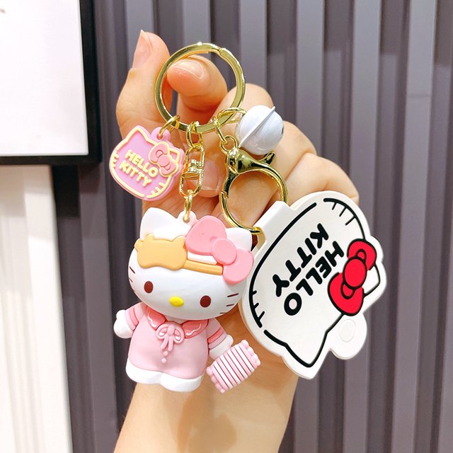 Spot Sanrio Cartoon Merlot Doll Key Chain Cute Yugui Dog Car Key Pendant Keychain