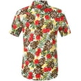 thumbnail image 2 of SSLR Mens Hawaiian Shirts Short Sleeve Casual Button Down Shirts, 2 of 7