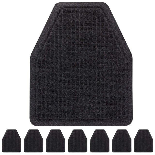 Alfombrillas para urinarios Sidelinx, color gris oscuro, comerciales (paquete de 8)