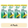 (4 pack) Ayr Saline Nasal Drops, Cold/Flu, Allergy, Dry Nasal Passages Relief, Moisturizes & Soothes Dry Stuffy Noses, 1.69 fl oz