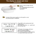 thumbnail image 4 of Baño De Pies De Desintoxicación Iónica, Baño De Pies De Iones Negativos De Larga Vida útil De 60 W Uso Conveniente Para Spa De Baño De Pies Multifunción, 4 of 7