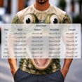 thumbnail image 5 of Men's Graphic T-Shirts 3D Funny Animal Big Mouth Frog Print Novelty Short Sleeve Crewneck Casual Summer Everyday Tops Comfortable Lightweight Tees, 5 of 5
