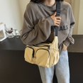thumbnail image 2 of Nuevo bolso casual lona para mujer bolso hombro versátil primavera color sólido bolso cruzado moderno gran capacidad 515-PZ20240805015929 blanco, 2 of 9
