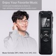 thumbnail image 4 of 8GB Digital Voice Recorder Voice Activated Audio Recording with Playback MP3 Music Player 572hrs Recording, 4 of 8