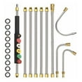 thumbnail image 1 of TechWave 4000 Telescoping High Pressure Washer Wand Set For Gutter & Roof & Walls Cleaning Gutter Cleaner Tool Accessories From The Ground Pressure Washer Extension Wand Quick Snap Sprinkler Parts, 1 of 8