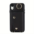 thumbnail image 1 of Crossbody Wallet Women Phone Case For IPhone 14 13 12 11 Pro Max X XR XS Max SE 2022 7 8 Plus,Credit Card Holder Phone Case With Strap,PU Leather Purse With Lanyard Zipper Flip Cover, 1 of 5