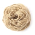 thumbnail image 2 of Messy Hair Bun Thick Updo Hairpieces Elastic Synthetic Wavy Curly Ponytail Hair Extensions, 2 of 6