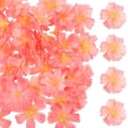 thumbnail image 4 of FUEENIRVA 100Pcs Artificial Orange Flower Heads Plum Blossom Faux Flowers for Romantic Scene Decoration, 4 of 8