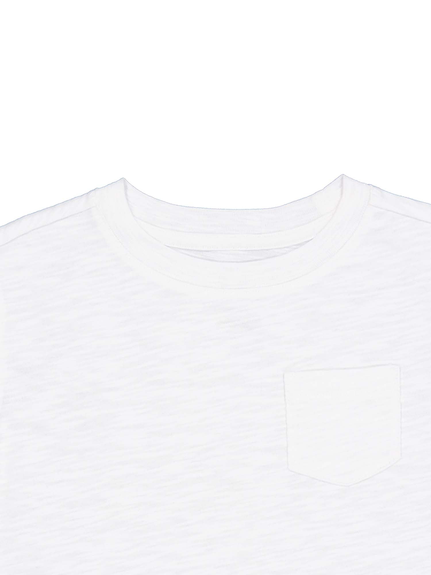Wonder Nation Short Sleeve Boxy Pocket Tee, Size 4-18 & Plus