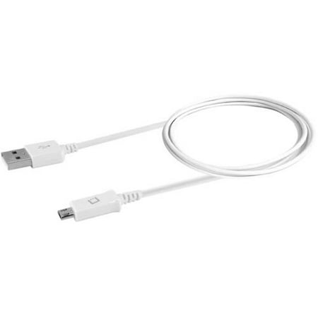 - Cellet 5ft microUSB Charging + Data Sync Cable for Android Phones, Tablets and Other Compatible Devices, White