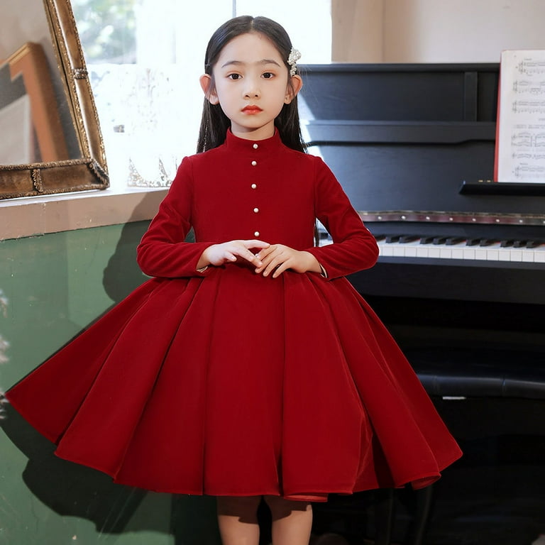 Kids Clothes Girls Ball Gown Children Wedding Teens Evening