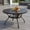 41" Round Table, variant on SOLAURA 41" Round Outdoor Patio Table with 1.57" Umbrella Hole, Metal Outdoor Patio Dining Table for Backyards, Porches, Gardens or Poolside, Black