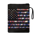 thumbnail image 2 of HELLHERO 1 pc Zipper Bag with Lightweight Vintage Protector Wrap Bag with Handle for Reading Lovers Easy Carry Book Case, 2 of 8