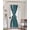Green, variant on Abstract Blue Moire Blackout Door Curtains for French, Glass,Front, Back, Patio Door, Gradient Coastal Ocean Geometric Waves Thermal Insulated Rod Pocket Window Curtain Drapes With Tiebacks 25"x72"