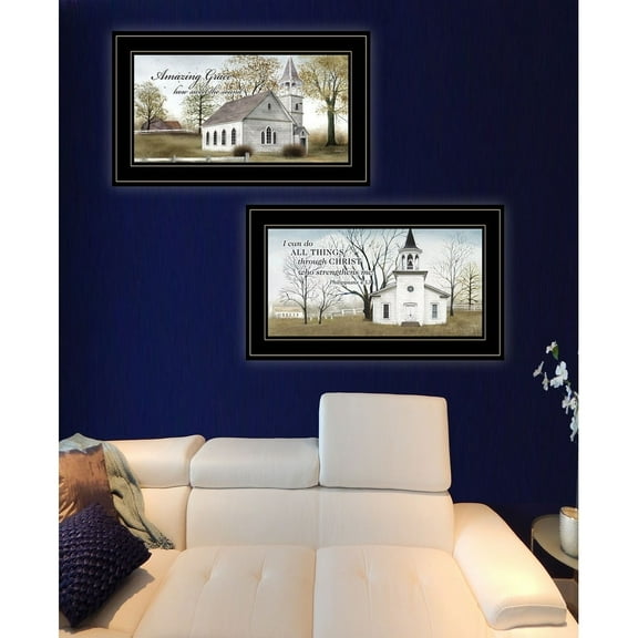 Amazing Grace Collection By Billy Jacobs Printed Wall Art Wood Multi-Color