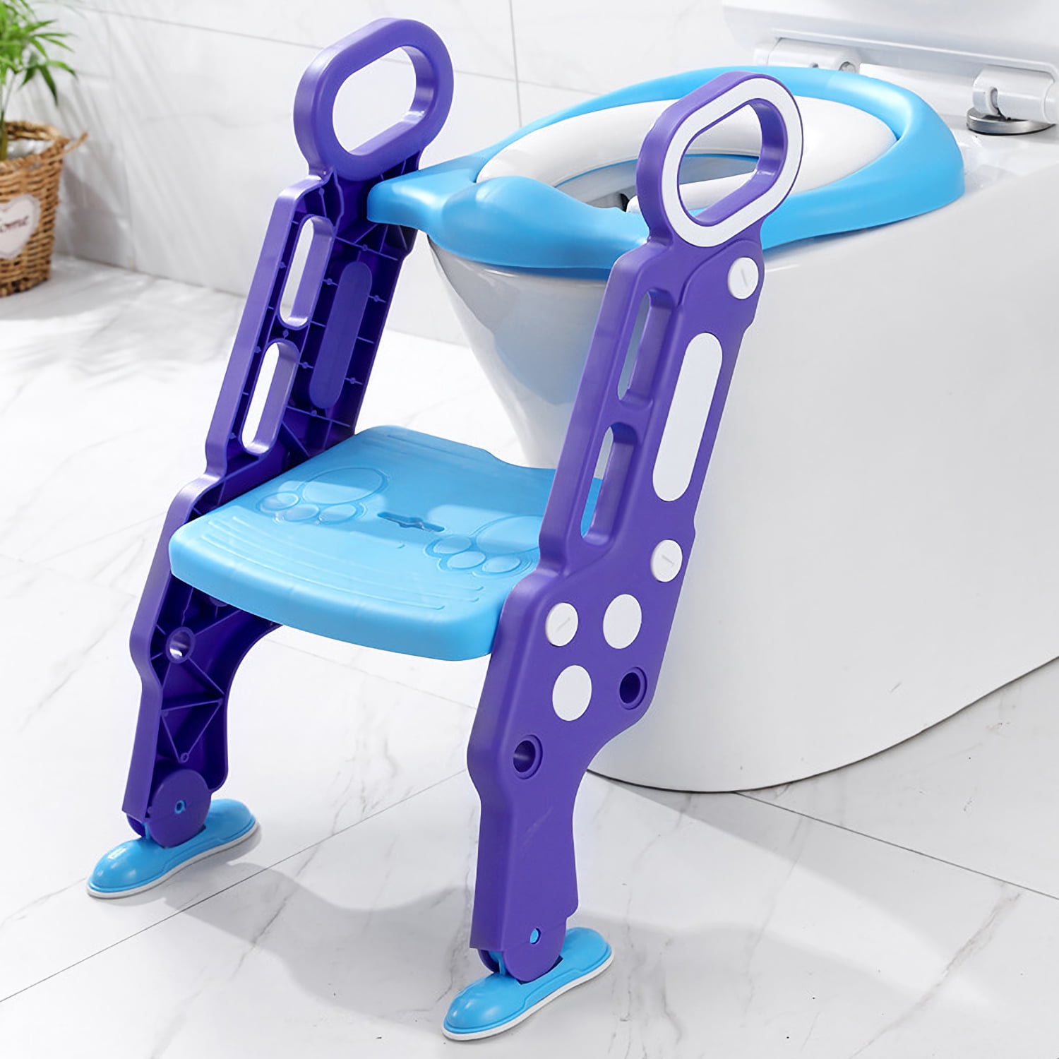iMountek Portable Baby Toddler Soft Toilet Chair Ladder Kids Adjustable