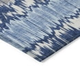 thumbnail image 4 of Addison Rugs Chantille Indoor/Outdoor Transitional Stripes Navy Washable Round Rug, 8' x 8', 4 of 6