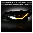 thumbnail image 5 of 2016-2018 Chevy Malibu LED DRL Switchback Sequential Signal Projector Headlights, 5 of 7