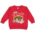 thumbnail image 2 of Inktastic Merry Christmas Cute Nativity Scene Toddler Sweatshirt, 2 of 4